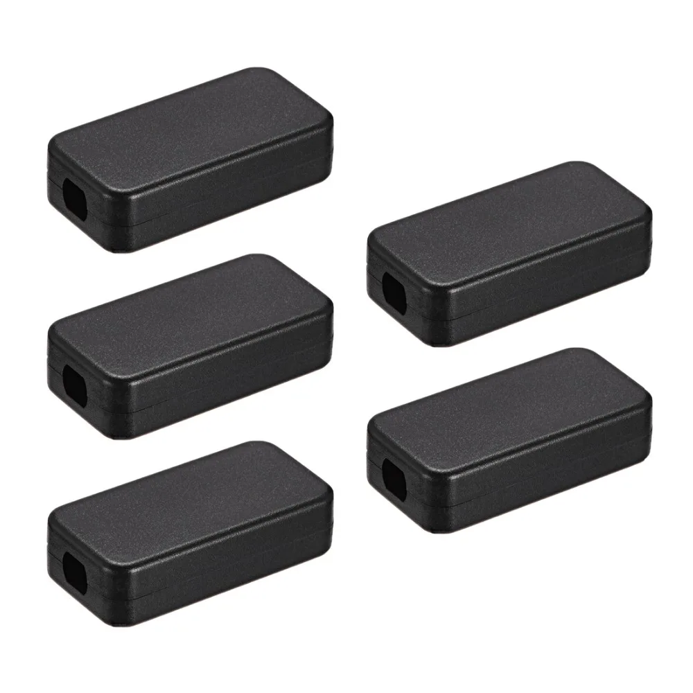 

uxcell 5Pcs 60x36x17mm Electronical Plastic ABS DIY Junction Project Box Enclosure Case Black 40x20x10.5mm for outdoor indoor