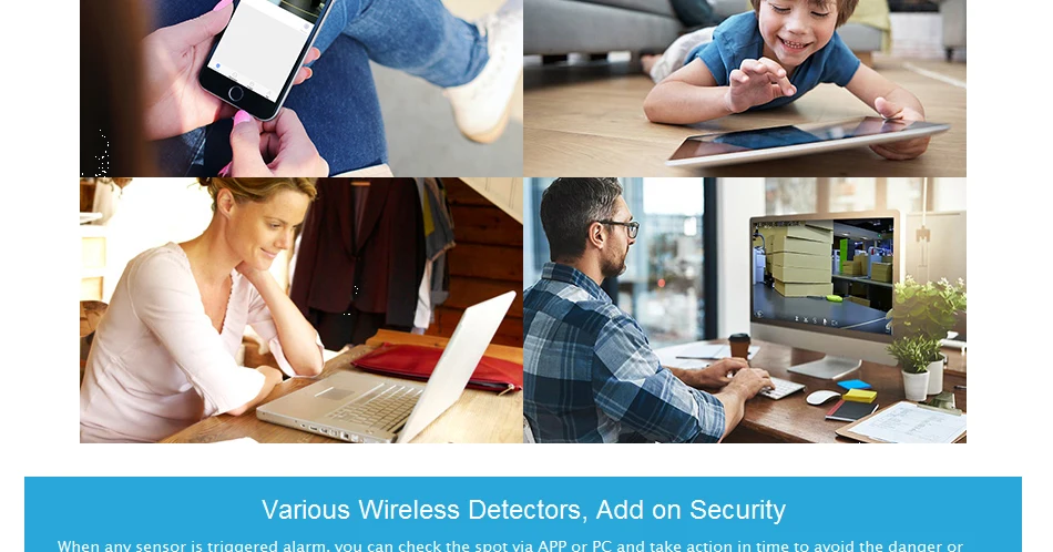HOMSECUR приложение HD wifi камера ИК Ночное Видение+ беспроводной PIR сенсор для дома сигнализации
