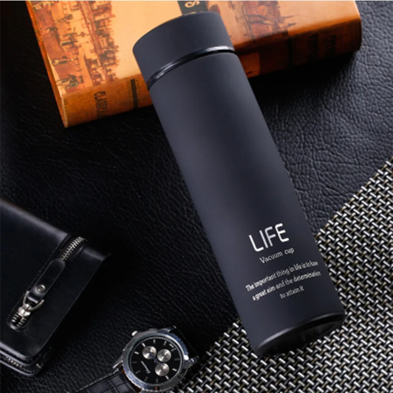 OLOEY вакуумных чашек из нержавеющей стали матовый герметичной термос бутылки воды