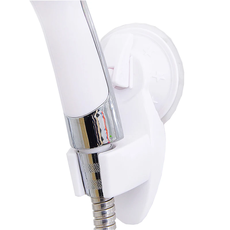 Candy-colored strong adhesion shower head bracket removable powerful suction room bathroom seat chuck | Дом и сад