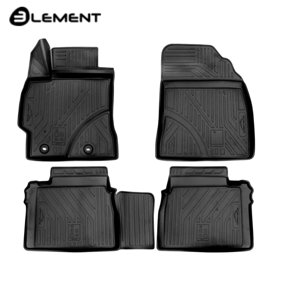 Для Toyota Corolla E160/E170 2016 2018 Коврики 3D в салон 4 шт./компл. полиуретан Element CARTYT00023k|mats for