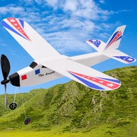 diy education toys 3d gliding aircraft