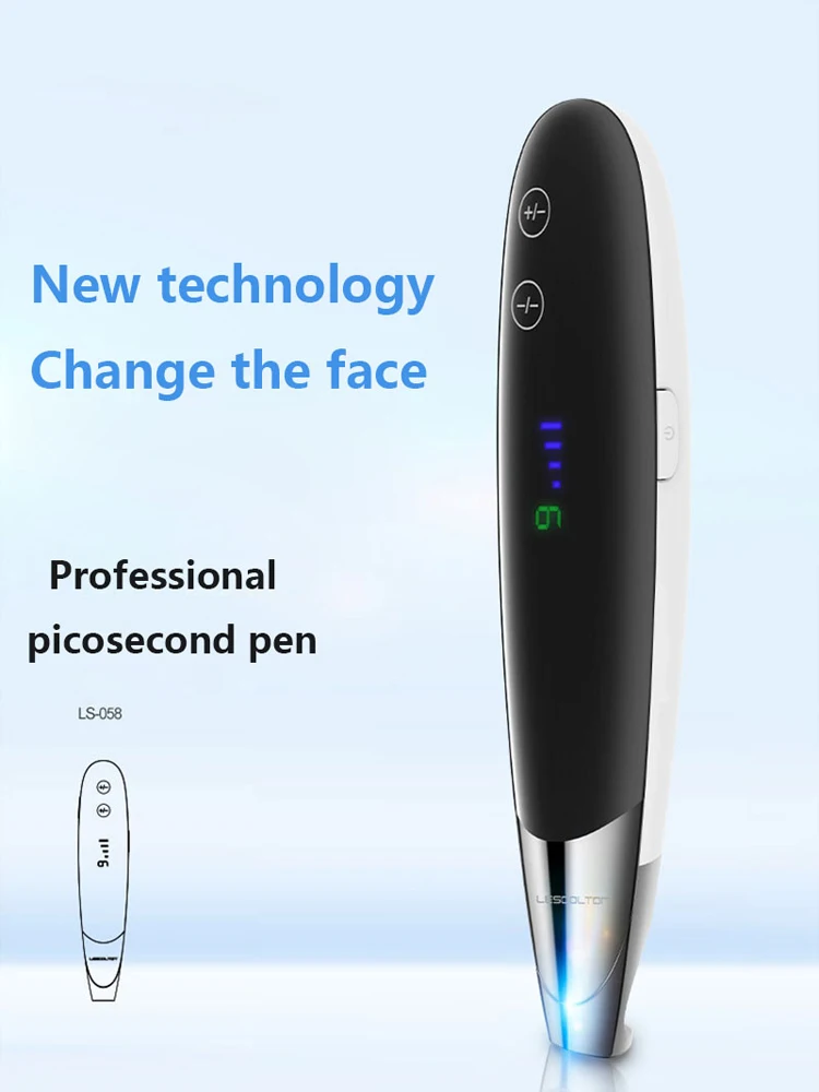 Портативная лазерная ручка Picosecond ручка для удаления пятен Neatcell Picosecond Laser Blue PortableBeauty Лазерный Аппарат для удаления веснушек