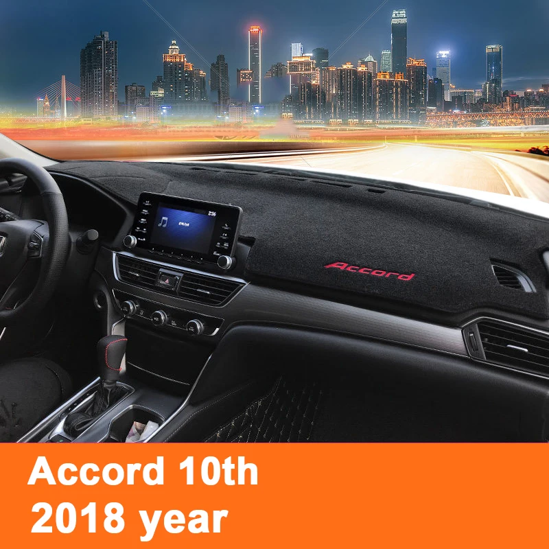 Подходит для Honda Accord 10 th 2018 коврик приборной панели автомобиля защиты от света