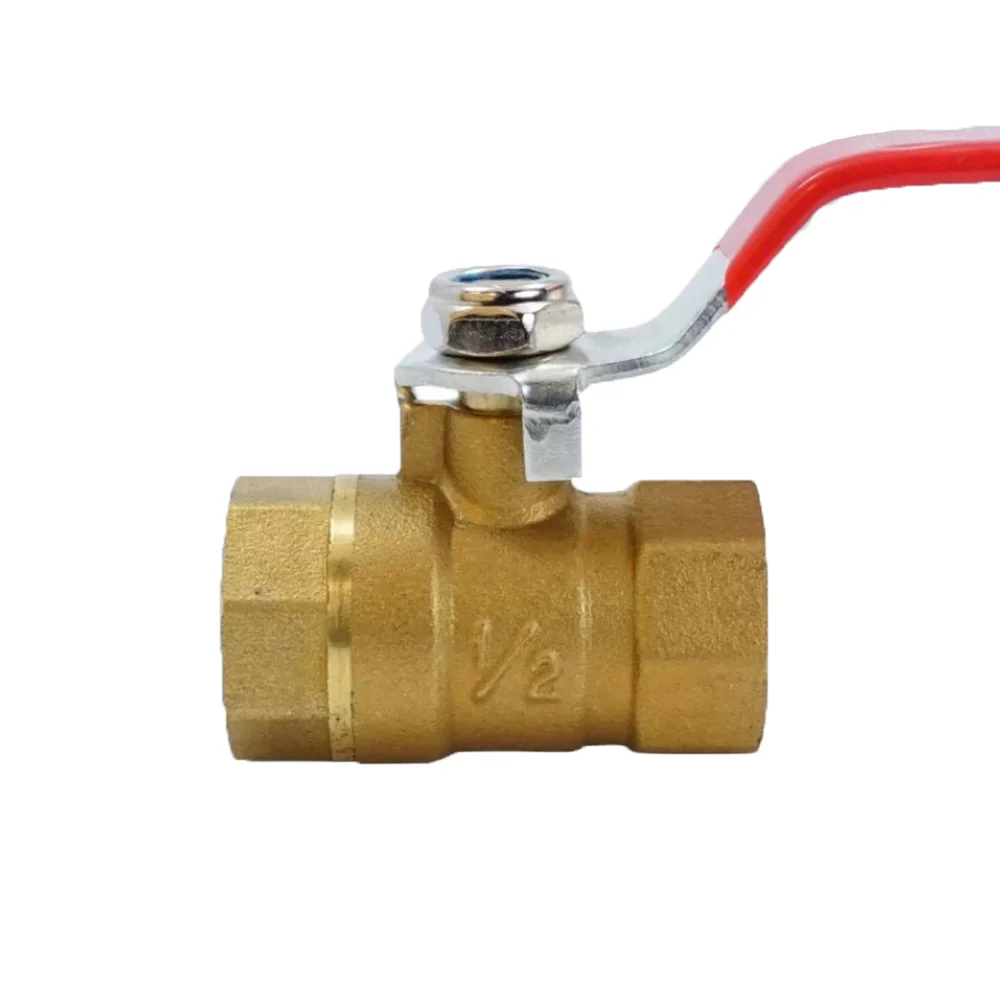 

1/2'' Male Thread Ball Valve Brass Connector Joint Copper Pipe Fitting Coupler Adapter Brass ball valve