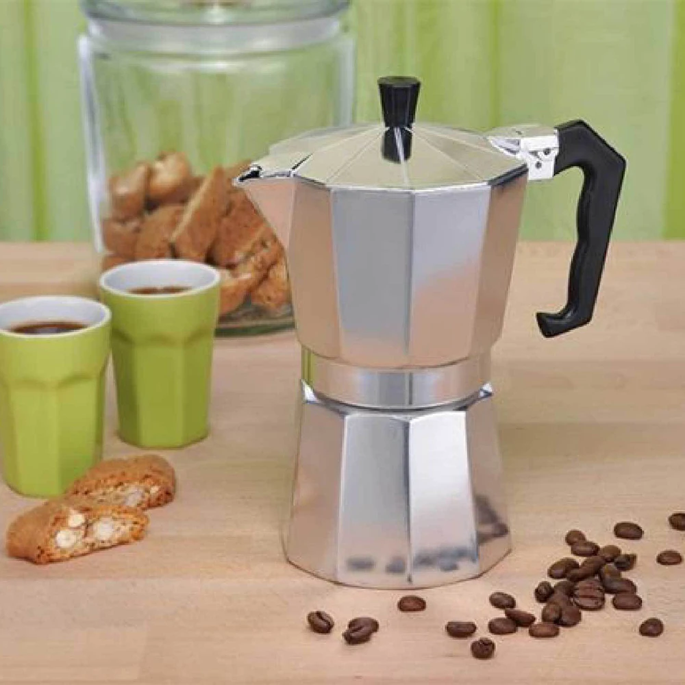 Новинка 150 мл Moka pots эспрессо Экспресс плита алюминиевая кофейник кофейники кафе