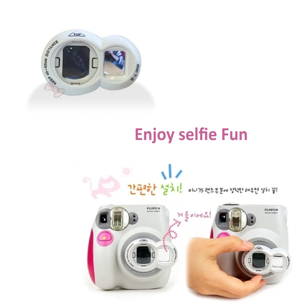 Fujifilm Instax Mini 7s набор камер/10 в 1 комплект крупным планом объектив+ наклейки+ другие аксессуары/с 20 листов Белая Мини-пленка фото
