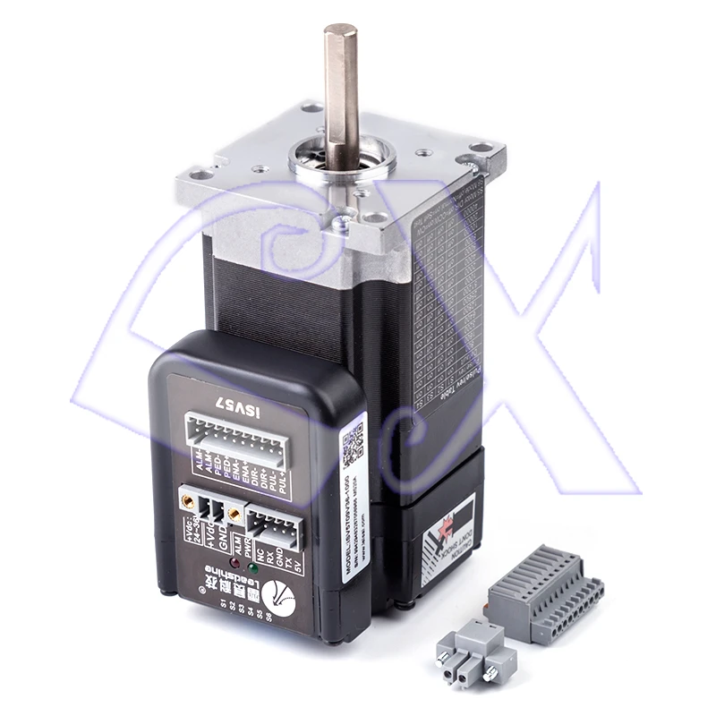 

Leadshine интегрированный Серводвигатель NEMA23 ISV5713V36-1000 Серводвигатель 130 Вт 3000 об/мин Номинальная скорость ЧПУ экономит место кодер 1000 линия