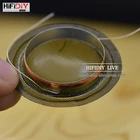 Спираль для высокочастотных динамиков HIFIDIY LIVE, 2 шт.компл., 1 дюйм, 25,4, 25,5 мм, мягкая чернаяПрозрачная Шелковая мембрана, высокие частоты запчасти для ремонта динамика, сделай сам