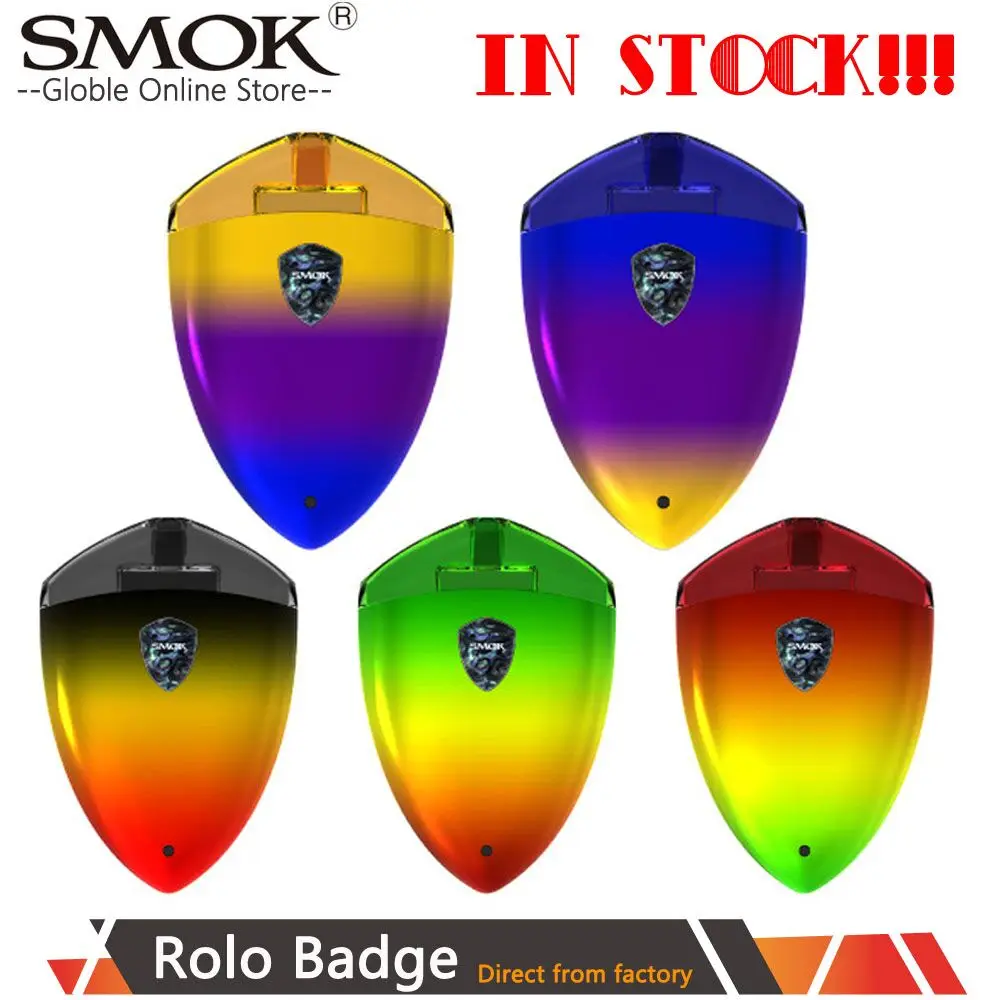 SMOK Rolo значок с 250mah встроенной батареей и 2 мл Pod распылитель раста цвет мульти