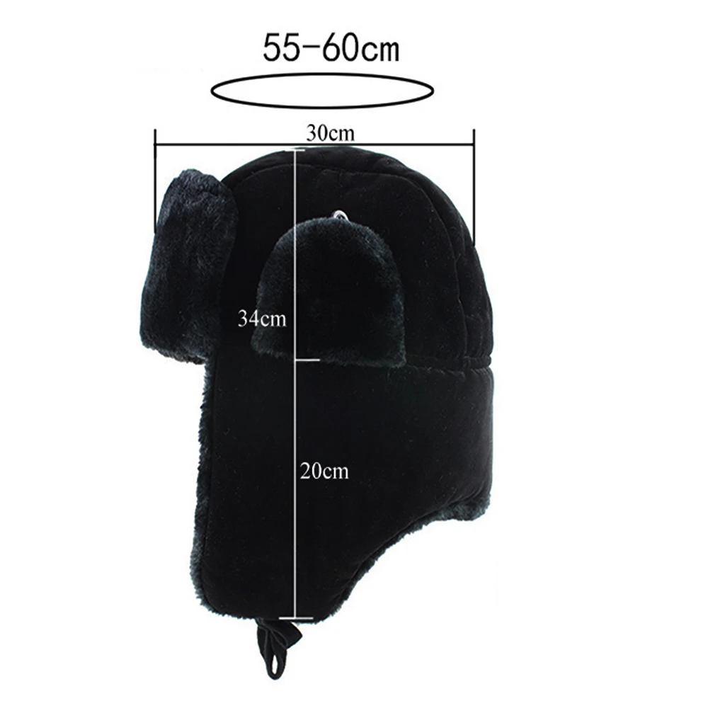 Советская армия военный значок Россия Bomber hats Pilot Trapper Авиатор Кепка зима