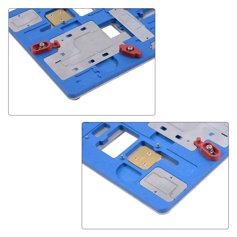 mijing k20 explosion proof repairing fixture for iphone xxsxs max motherboard pcb a11 cpu a12 cpu ic hard disk free global shipping