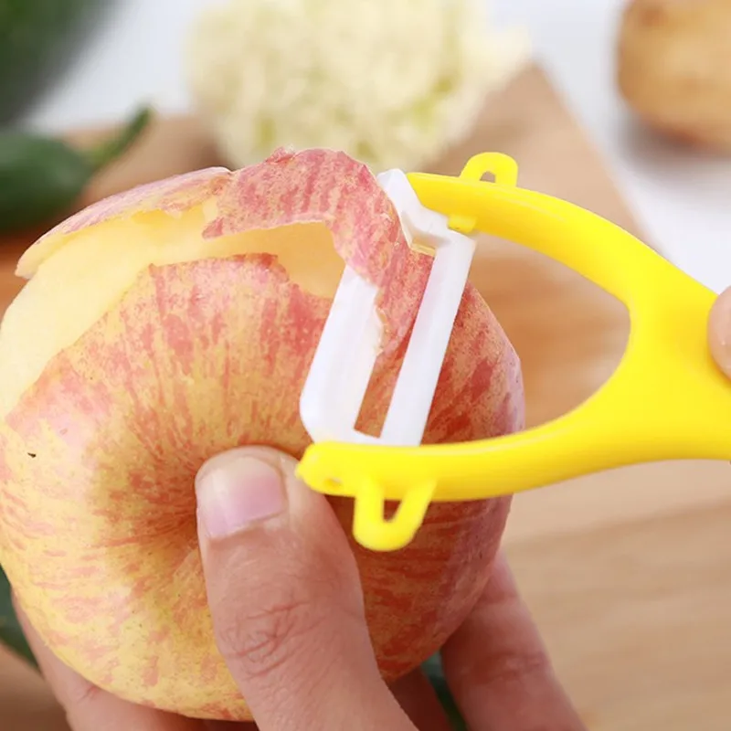 YIBO Multi-color ceramic fruit and vegetable peeler Apple cucumber various fruits vegetables easily peeled small helper | Дом и сад