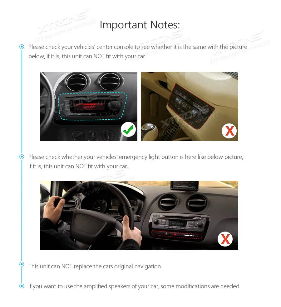 XTRONS " Android 8,1 dvd-плеер для сиденья Ibiza MK4 6J спортивного купе Ecomotive Cupra 2009 2010 2011 2012 2013 с радио, gps, wifi