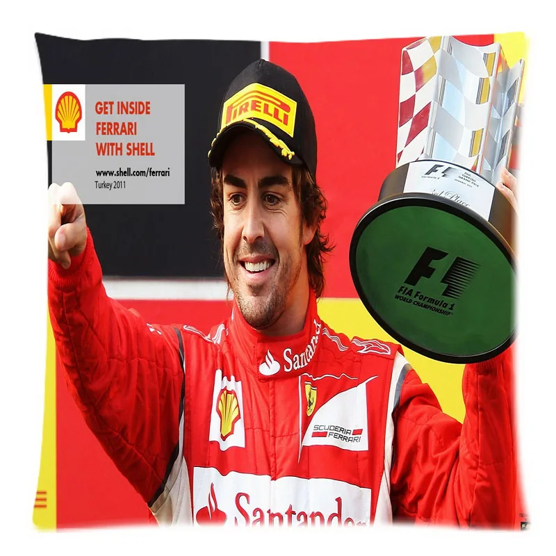 2018 чехол для подушки 45*45 см Fernando Alonso полиэфирный дивана украшение дома и