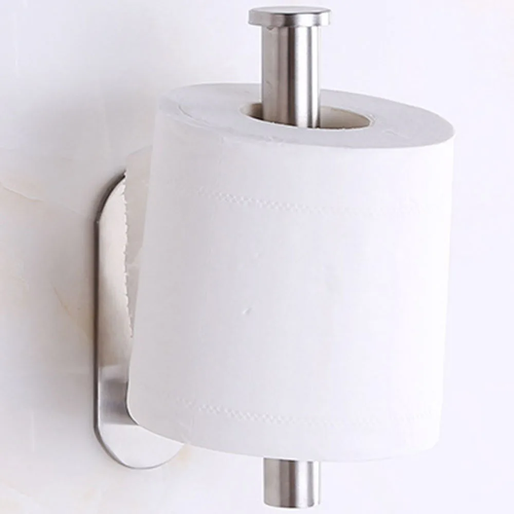 

Stainless Steel Wall Mount Toilet Paper Holder Bathroom kitchen roll paper Accessory tissue towel accessories rack holders