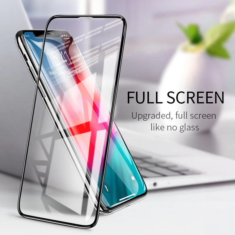 HOCO Best for Apple iPhone X XS Max XR Full HD Tempered Glass Film Screen Protector Protective 3D Cover Protection|Защитные стёкла и