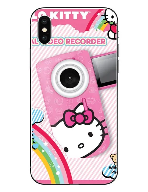 TPU IMIDO hello kitty Мягкий ТПУ силиконовый чехол подходит для Apple iPhone X XR XS Max 8 для iPhone 7 8 6 6S Plus 5 5S чехлы для телефонов - Цвет: TPU