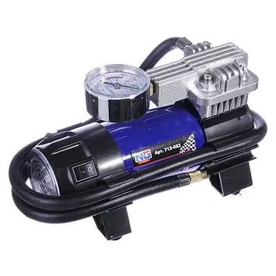 NEW GALAXY Компрессор | поршневой с фонарем 120W 12V 35л/мин 10кг/см2 в сумке |питание от