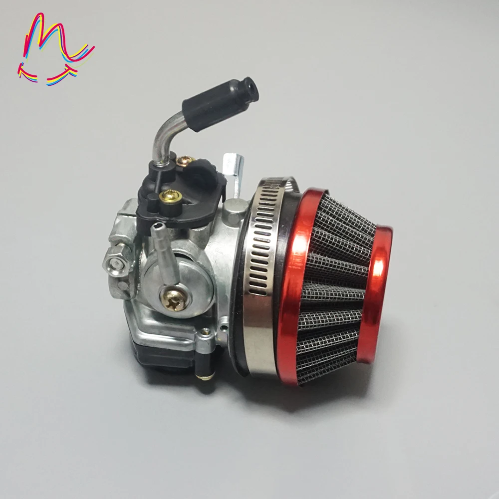 Aftermarket Dellorto Style SHA 14 мм карбюратор 58 воздушный фильтр для Tomos A36 Золотая красная