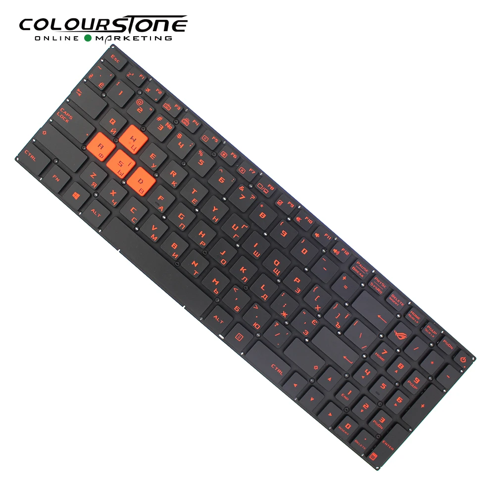 Клавиатура с русской подсветкой для ноутбука Asus GL502 GL502VM GL502VY|Клавиатуры замены| |