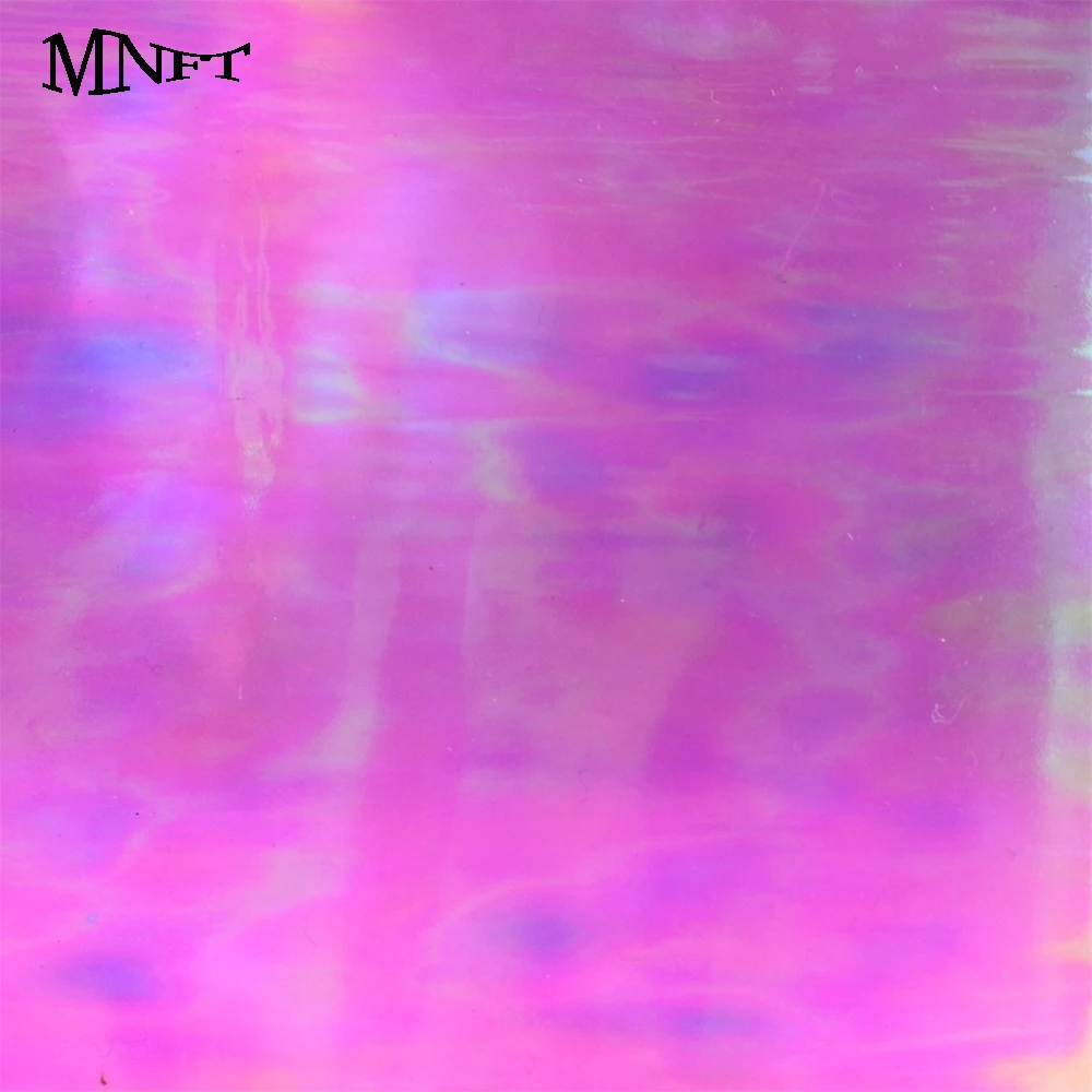 

MNFT 8PCS 12CM X 20CM Fly Fishing Lure Rainbow Film Wing Shirmp Skin Midge Flash Candy Foil Tying Material