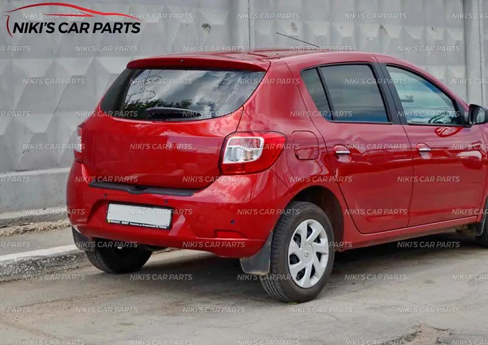 Защитная пластина заднего бампера для Renault Sandero/Stepway- пластик ABS Защитная Накладка порога