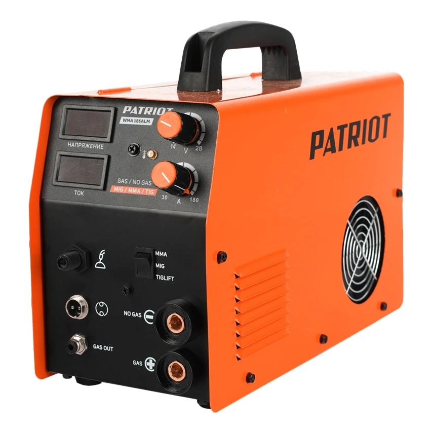 Аппарат сварочный инверторный полуавтоматический PATRIOT WMA 185AL MIG/MAG/MMA (Cварочный ток