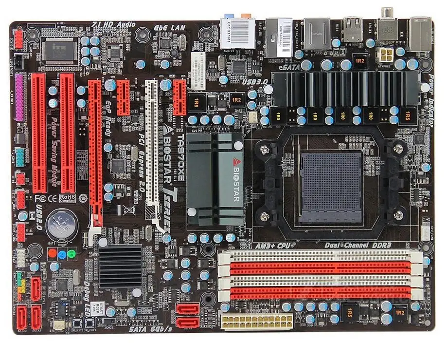 Оригинальная материнская плата для AMD 970 Biostar TA970XE Socket AM3/AM3 + DDR3 32 ГБ Настольная