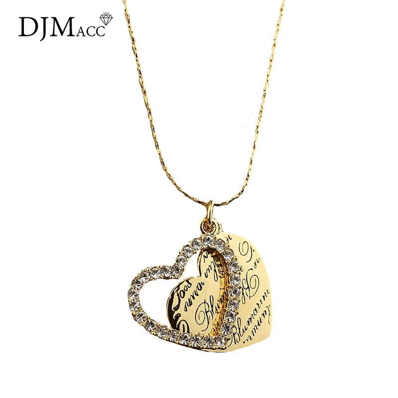 DJMACC AAA качественные модные ювелирные изделия золотого цвета двухслойные