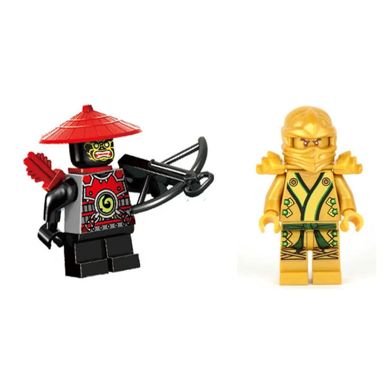 Совместимость Legoe Ninjagoes 70503 LELE 79112 252 шт. блоки Ninjago рисунок золотой дракон игрушки