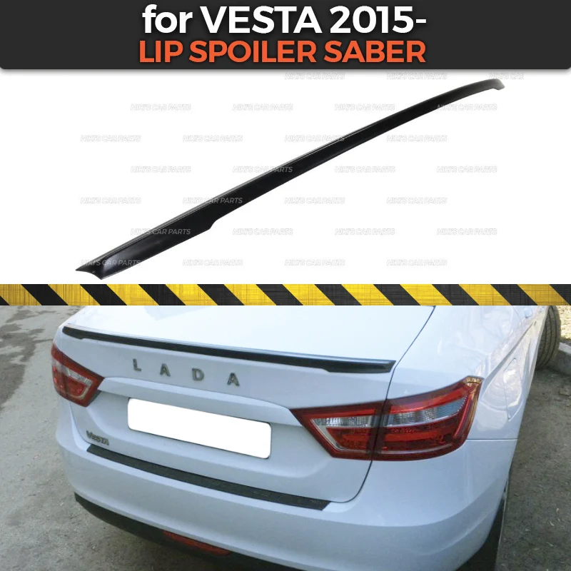 Спойлер для Lada Vesta 2015 ABS пластик спортивный стиль автостайлинг автомобильные