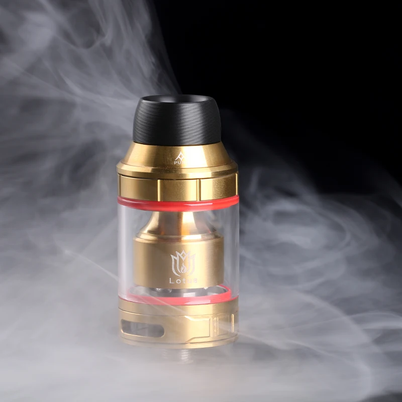 100% Оригинальный Hugsvape Lotus RTA перестраиваемая фотовспышка 24 мм емкость 2 мл/5 мл