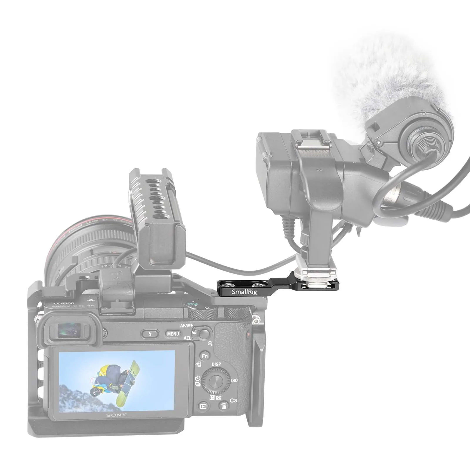 SmallRig Холодный башмак удлинитель адаптер DSLR камера башмак крепление для микрофона, светильник вспышки и аксессуары для камеры 2044