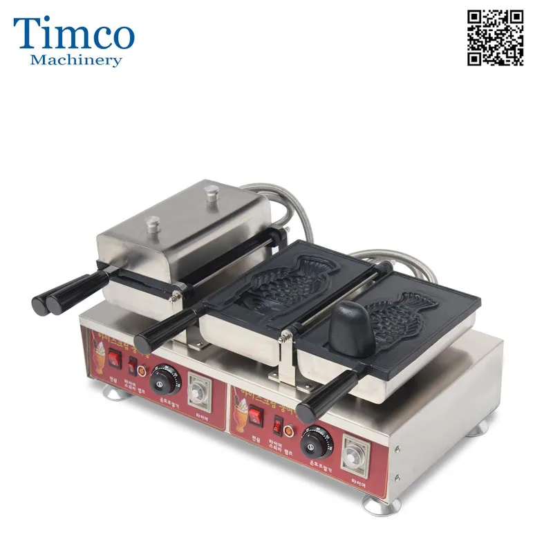

Fish Waffle Maker Electric 2PCS Taiyaki Making Machine