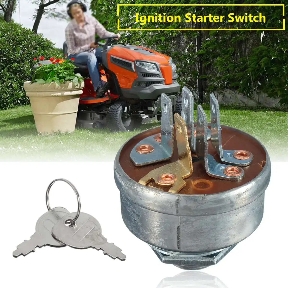 5 контактов косилка зажигания Стартер переключатель с ключом для AYP 4406R Craftsman STD365402 MTD 925-0267