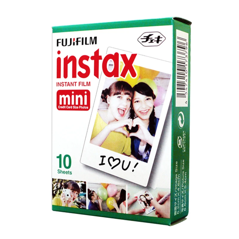 Fujifilm Instax Mini White Edge мгновенная пленка (10 листов) для 7s 8 + 9 25 50s 70 90/Share SP 1 2