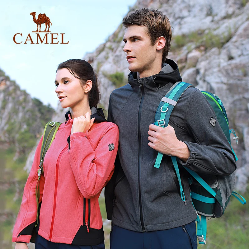 CAMEL Softshell мужская и женская уличная куртка водонепроницаемая ветрозащитная