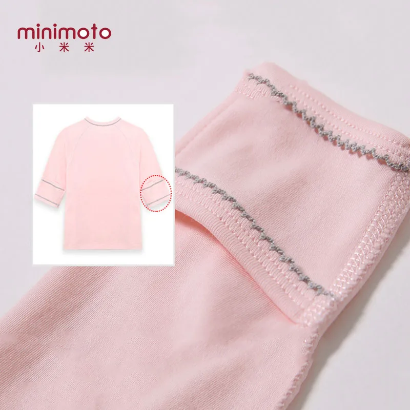 Minimoto Newborn Baby Boys Girls Top Tee Toddler Kids Clothes Cotton Long Sleeve T-shirts Tops Outfit Blouse Pocket tshirt 0-6M |