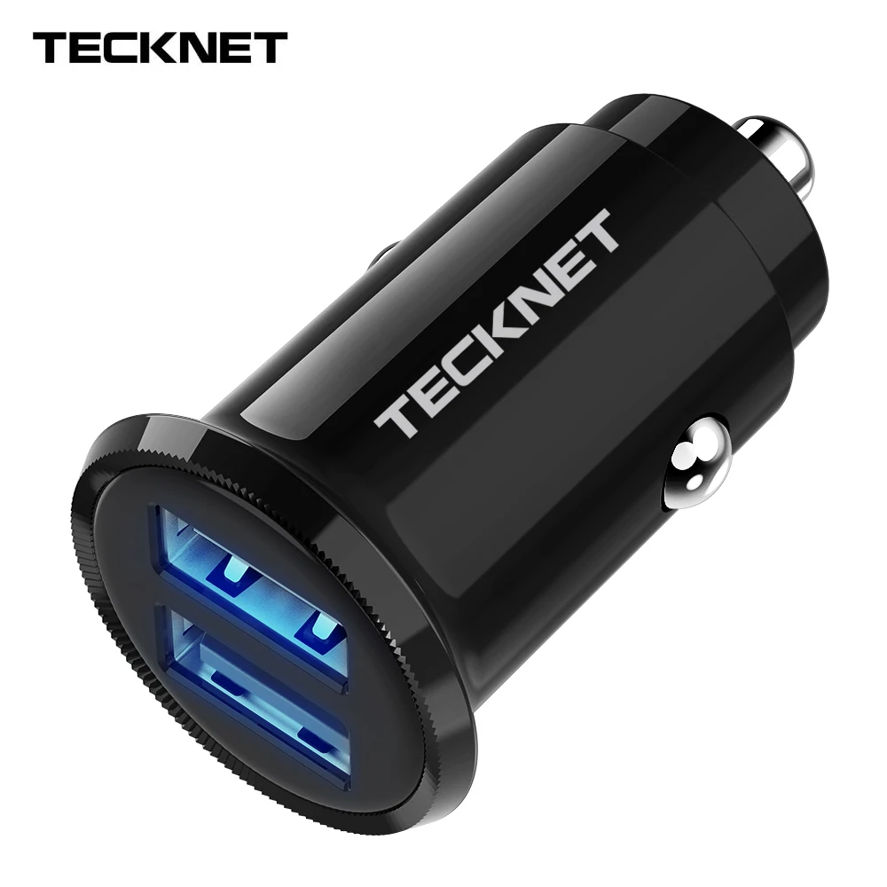 TeckNet 4.8A мини USB Автомобильное зарядное устройство для iPhone X 8 7 6 Plus быстрое