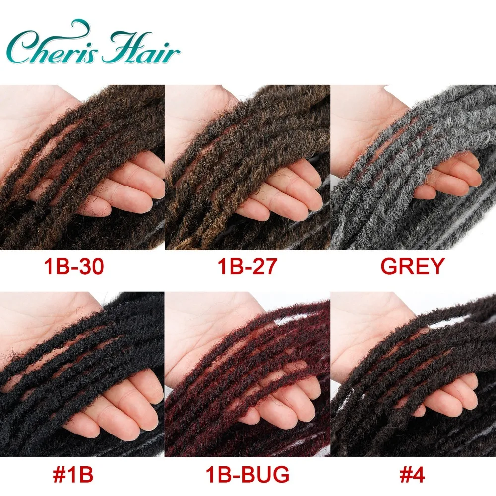 Накладные волосы Goddess Faux Locs вязаные крючком завитые 18 дюймов мягкие