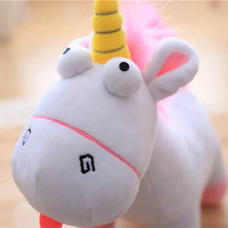 35 см единорог плюшевые игрушки Аниме Синий Розовый Единорог плюшевая подушка