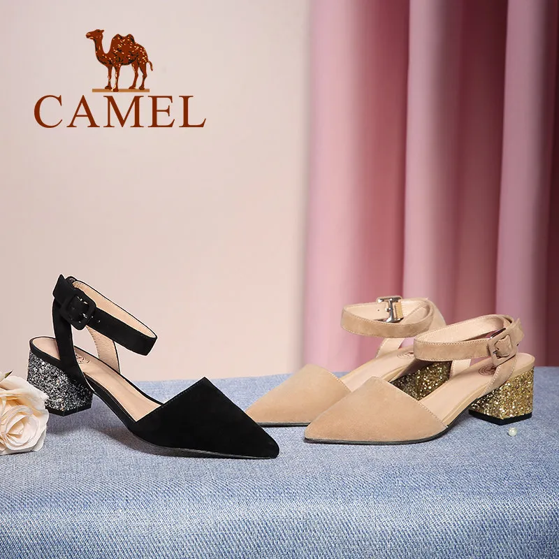 CAMEL/Новинка весенняя женская обувь Модные женские модельные туфли на среднем