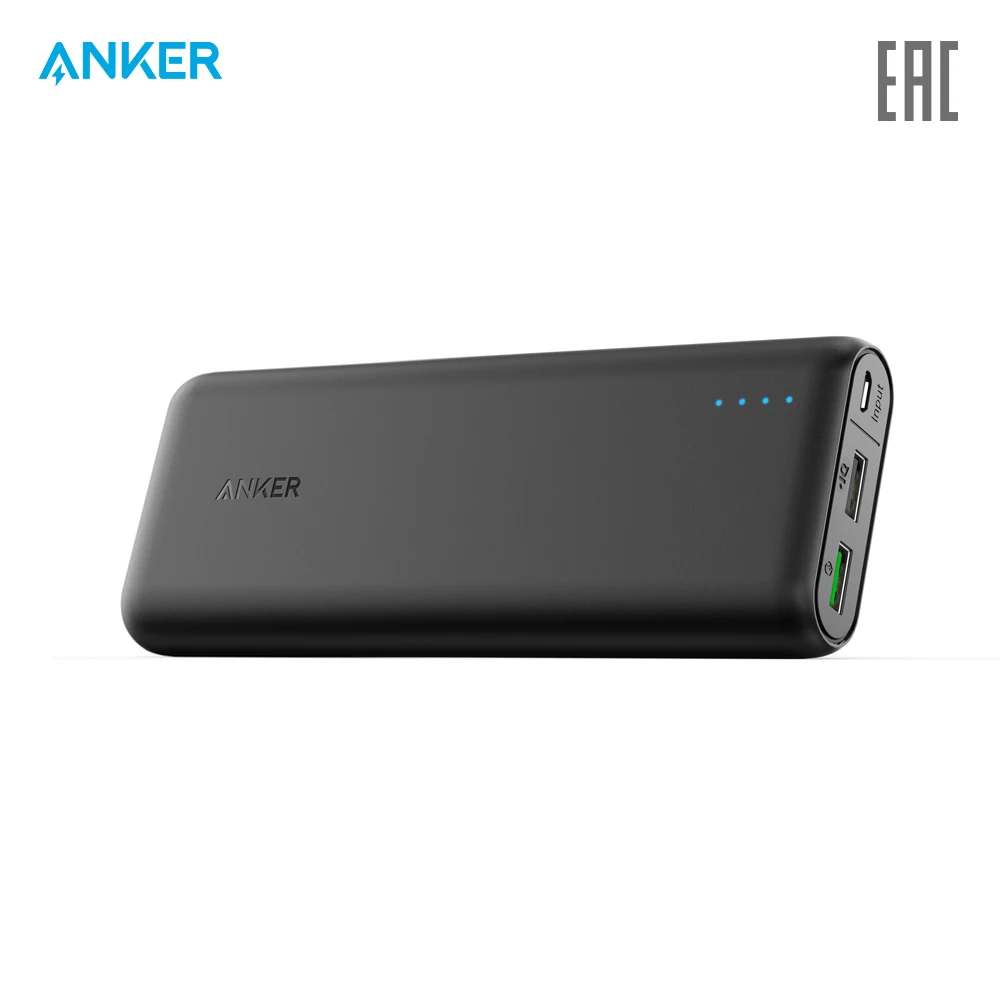 Внешний аккумулятор Anker PowerCore 20000 usb microUSB портативное зарядное устройство