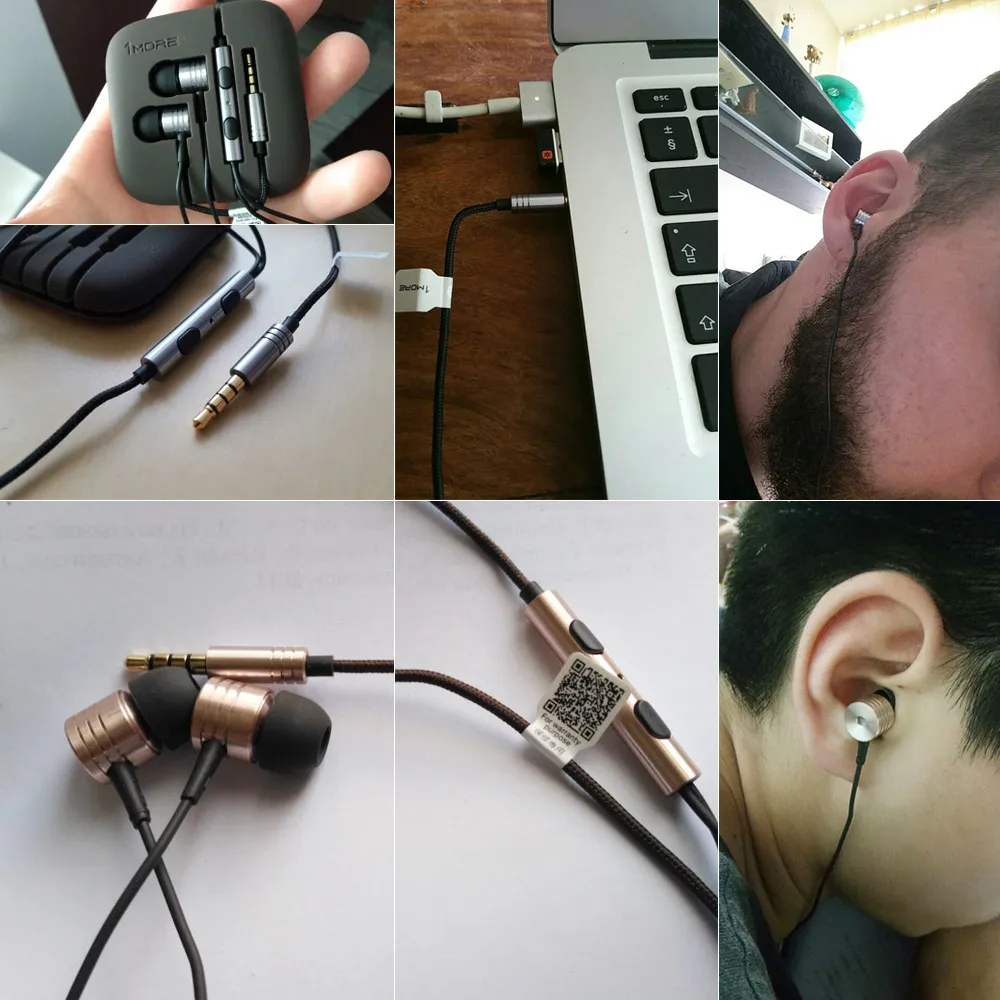 Оригинальные Классические наушники Xiaomi Piston 2 1 шт. вкладыши с микрофоном и пультом