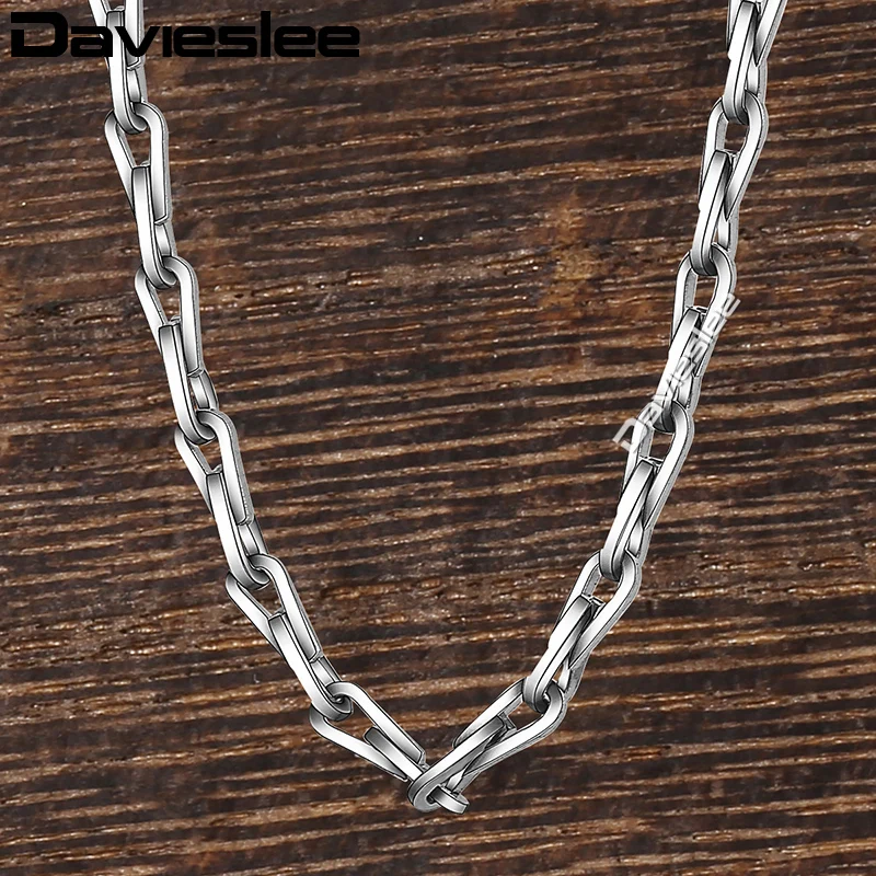 Davieslee тонкое мужское женское ожерелье цепочка модные ювелирные изделия из