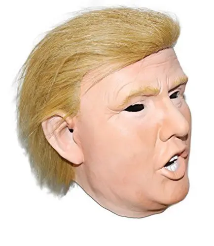 Латексная Маска Дональда Трампа на Хэллоуин, Высококачественная резиновая маска, реалистичные вечерние подарочные коробки