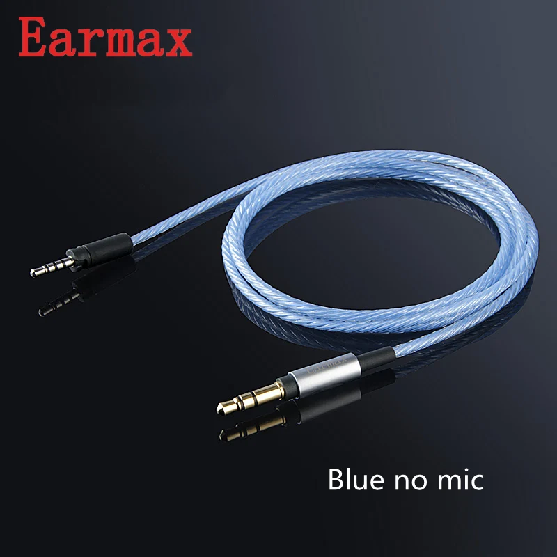 Earmax кабель для наушников Sennheiser MOMENTUM OFC Посеребренная проволока Core Hi Fi аудио 1 2 м 3 5
