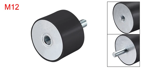 Size 6 UXCELL резиновые вибрационные крепления M10/12 мужской женский D50xH20/D60xH35/D60xH50/резиновый амортизатор крепление амортизатор с шпильками 1 шт - Диаметр: Size 6