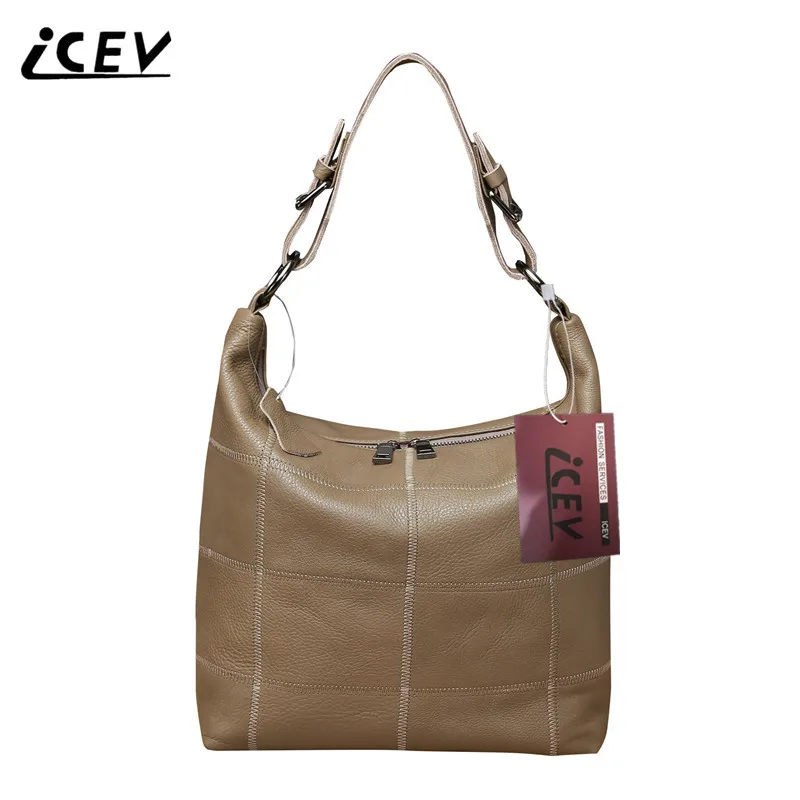

ICEV New Vintage Cow Leather Handbags Women Leather Handbags Designer Handbags High Quality Genuine Leather Handbag Ladies Totes
